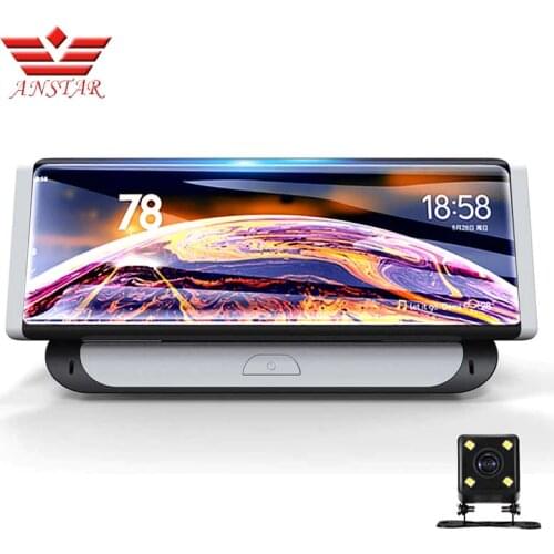 ANSTAR 8" 4G Android Car Dvr Camera Wifi GPS Full HD 1080P Video Recorder Dual Lens Registrar Dash Cam Bluetooth ADAS Antiradar