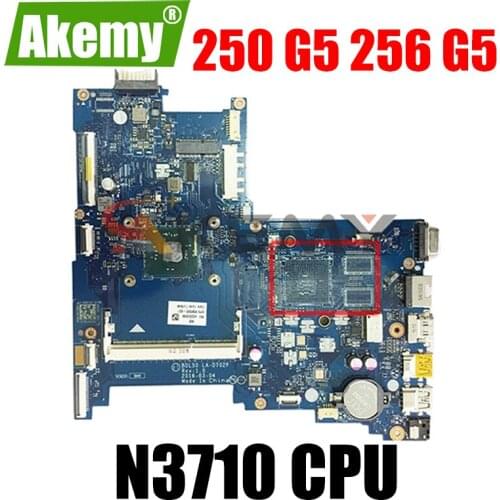 BDL50 LA-D702P MB For HP 250 G5 256 G5 Laptop motheroard 858584-001 858584-501 858584-601 With N3710 CPU DDR3L 100% Fully Tested