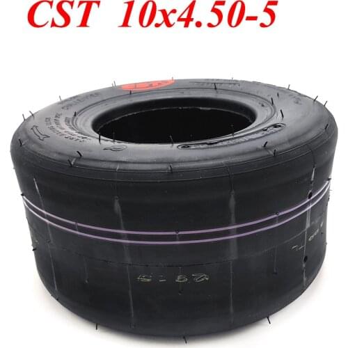 10x4.50-5 Tubeless Tire Go Kart Drift Tyre CST Racing Karting Slick Tires Accessories