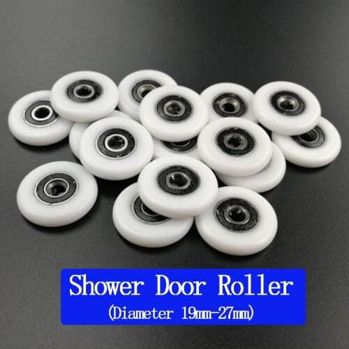 Free Shipping bathroom door runner sliding shower door roller.outside diameter 19mm/20mm/22mm/23mm/25mm/27mm bearing bore 5mm