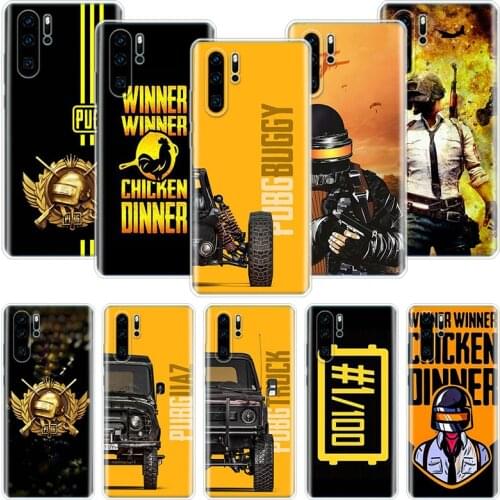 PUBG Winner Chicken Dinner Phone Case For Huawei Honor 10 9 20 9X 8A 8X 8S 7A 7X Lite Pro 10i 20i Y5 Y6 Y7 Y9 2019 Cover Coque