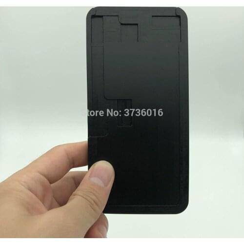 Black rubber block For iphone X No bent flex cable LCD display touch screen front glass panel laminating OCA film cleaning