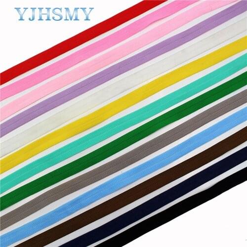 E-20519-1155 5/8”Solid color Elastic Ribbon Printed, DIY handmade accessories, packaging decorative ribbon
