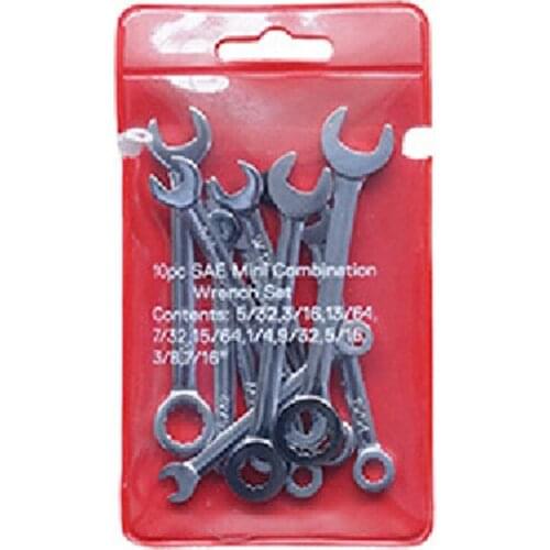 Hot Mini Wrench, Inch Ignition Wrench Set, Open-End Set Wrench, Used to Assemble Furniture, Small Equipment, Automobiles