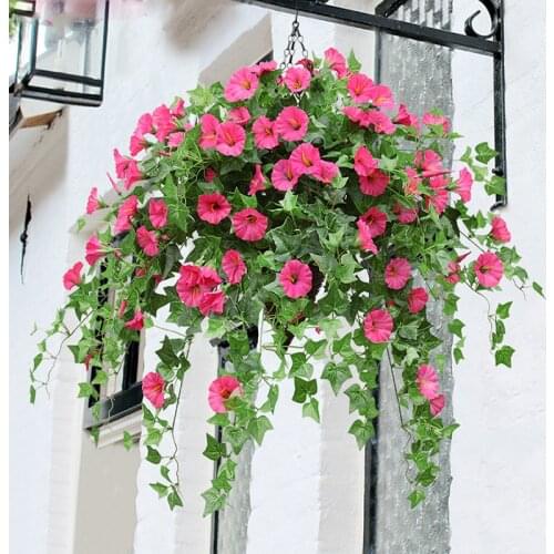 65.5cm artificial silk morning glory fake flower High Quality For Wedding Home Party DIY Table Decoration Bulk 1pcs