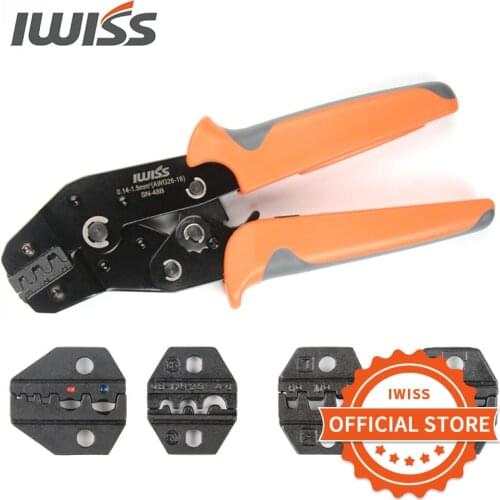 IWISS SN-48B DuPont Crimping Pliers hand tool Set Jaw Kit Electrical Clamp Mini Tools 02c/02wf/06wf/11011/16wf/0325