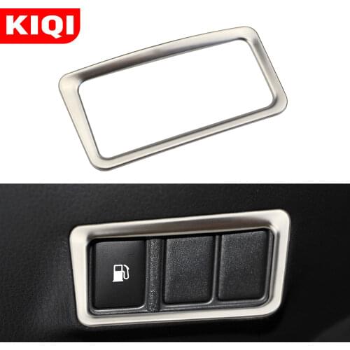 KIQI Car Accessories for Toyota C-HR CHR 2016 2017 2018 Interior ABS Fuel Tank Cap Cover Switch Button Cover Trim Stickers