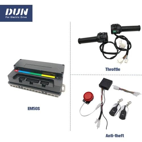 Votol Controller 55A EM50S PMSM Sine Wave Brushless DC Motor Driver With Anti Theft Throttle For Electric ATV