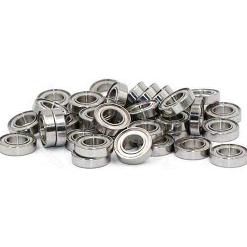 2pcs 10mm inside diameter miniature small bearings quiet high speed roll bead bearing 15mm-28mm outer DIA 4mm-14mm thick