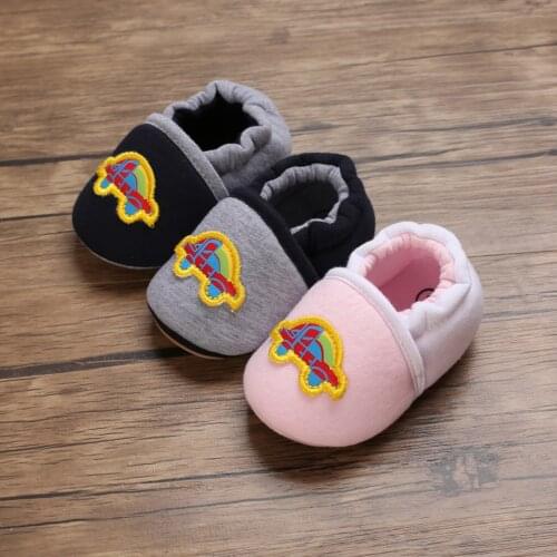 1 Pair Fashion Cotton Cloth First Walker Cartoon Baby Boy Girls Shoes Bebe Toddler Moccasins 0-18M Non-slip Soft Bottom Shoes