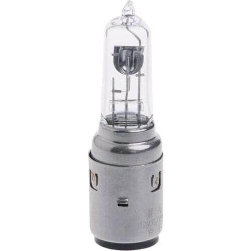 Motorcycle DC 12V 35W BA20D Headlight Halogen Xenon Bulb White Light