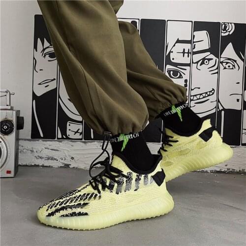 2021 Summer Mens Shoes Mesh Comfortable Sports Breathable Trendy Dad Shoes Height Increasing Insole Coconut Running M55