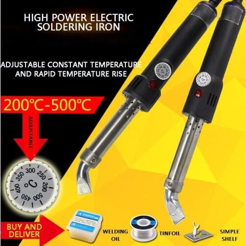 100W Constant Temperature High Power Adjustable Temperature Soldering Iron Industrial Long Life Maintenance Welding Tool
