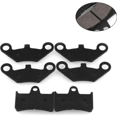 ATV Front 4pcs and Rear 2pcs Semi Metallic Brake Pad Disc Brakes 6 Pieces Fit for CF500 500CC CF 600 600CC X5 X6 X8 U5