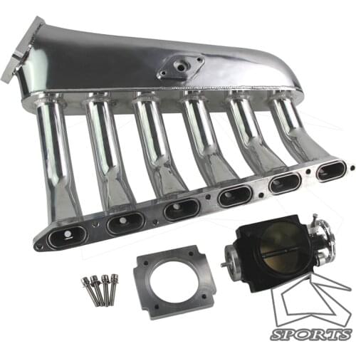 Fits For BMW E36 E46 M50 M52 325i 328i 323i M3 Z3 E39 528i Intake Manifold +80mm Throttle body