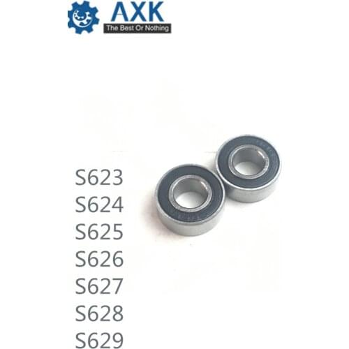 Bearings S623 S624 S625 S626 S627 S628 S629 ( 1 PC) 440C Stainless Steel Rings With Si3N4 Ceramic Balls Bearing S623 S624 S625