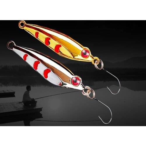 1 Pcs Shrimp Bait Sequin Metal Bait Swing Horsemouth False Bait Freshwater Single Hook Fishing Gear 4G / 2.5G