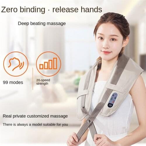 Cervical massager back waist shoulder neck kneading electric hammer back neck shoulder beat cape