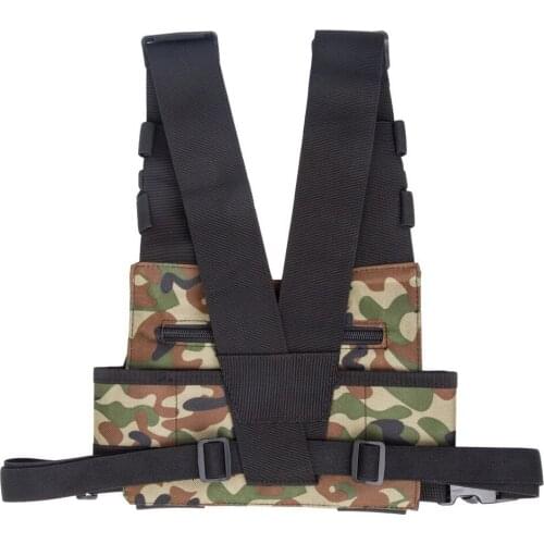 Universal Radio Chest Harness Bag Pocket Pack Holster for Two Way Radio (Rescue Essentials)