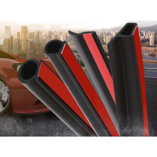 Car Door Seal Strip Auto Stickers Rubber D Z P Type Noise Insulation Car Sealing Strips Interior Accessories