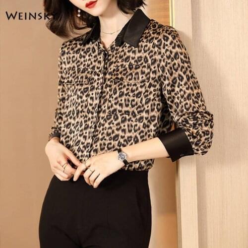 Weinsky Leopard Blouses
