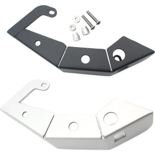 Aluminium Alloy Parking Brake Guard Cover For Honda Africa Twin CRF1000L Adventure Sports Silver/Black