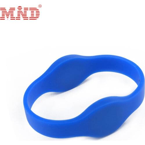 125khz RFID EM4100/TK28 Wristband Bracelet ID Card Silicone RFID Band Read Only Access Control Card factory outlet
