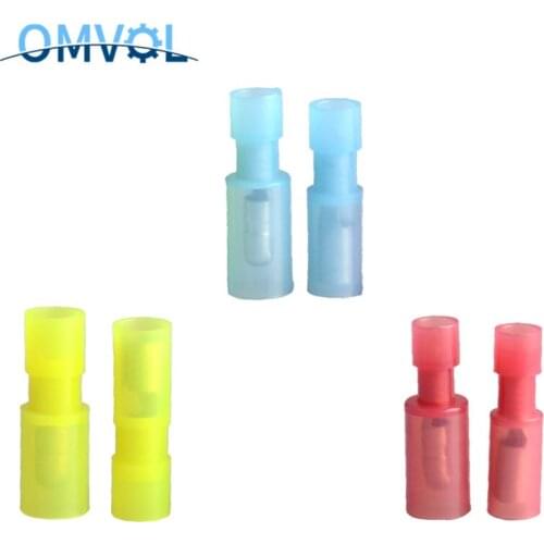 10sets nylon all insulated Crimp Terminal Female Spade Connector +Male Spade Connector