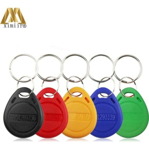 13.56MHz Keychain MF Mi-fare Card For Access Control & Time Attendance System Key Fob F1108 Chip Proximity Key MF-03C