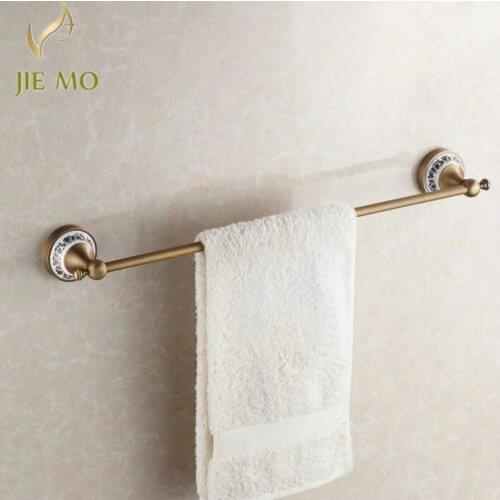 Free shipping (60cm)Single Towel Bar,Towel Holder,Solid Brass Made,Antique Finish, Bath Products,Bathroom Accessories H6389