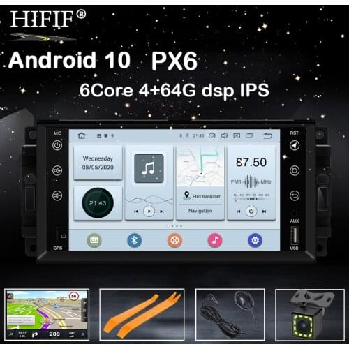 7 inch Android 10 Car Radio multimedia player navigation GPS For jeep Compass Commander Grand Cherokee Wrangler Liberty Patriot