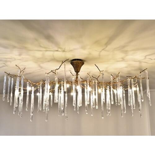 ODYSEN Tree Branches ART DECO Indoor Decoration Copper Lighting Fixture for Living Dining Room Table Kitchen Island Creative