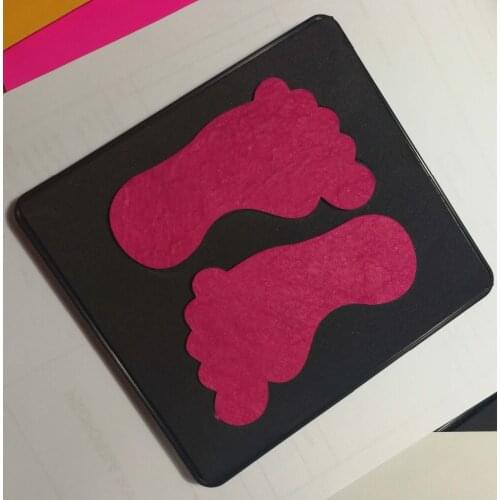 Feet shapes shape wooden die 15.8mm thick 5.5x6inch L-GE0011