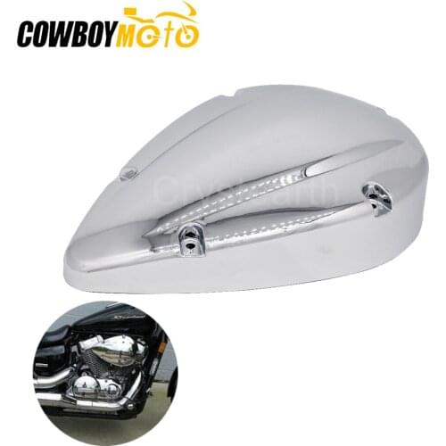 Chrome Motorcycle Air Cleaner Filter Cover Cap For 2004-2012 Honda Shadow Aero 750 VT750C VT 750C 2005 2006 2007 2008 2009 2010