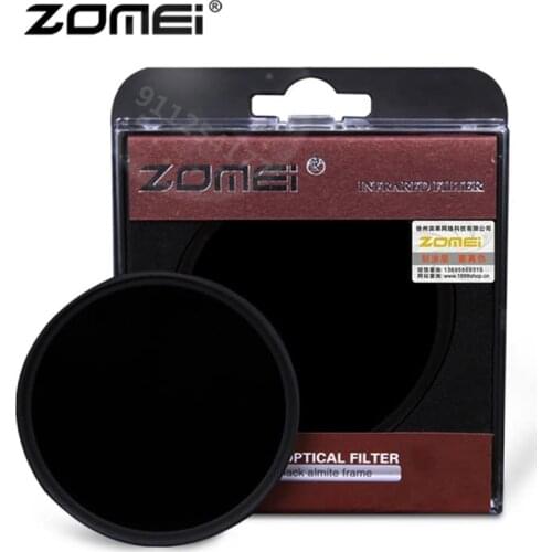 Zomei 680/720/760/850/950NM Infrared IR Filter Infrared mirror For DSLR lens Mirror Sliver Rimmed 46/49/52/55/58/62/67/72/77 mm
