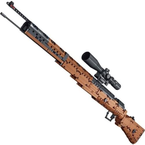 Military Weapons series Kar98k Bolt Gun Model Bricks Building Blocks Toys for Children Boy Kids Gifts 1022Pcs