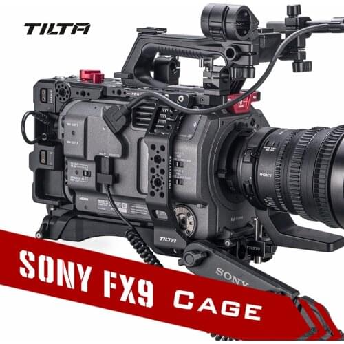 Tilta ES-T18-V FX9 Camera Cage Rig for SONY PXW-FX9 Camera V mount anton mount film camera cage support 15mm rod Baseplate
