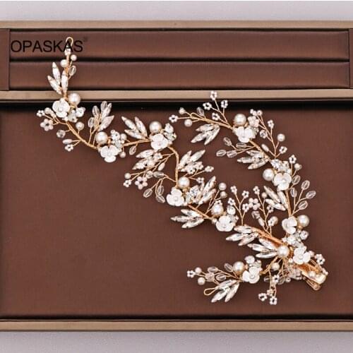 2021 New Fashion Bridal Crystal Hair Clip Europe and the United States Beam Shiny Rhinestone Handmade Flower Bride Clip PT