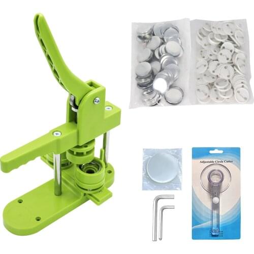 2021 New Replaceable Button Maker Machine Pin Badge Maker Set Badge Punch Press Machine 25/32/37/44/58MM