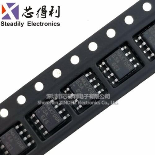 10pcs/lot Original SMD Max706resa SOIC-8 Microprocessor Monitor Chip 5.5V