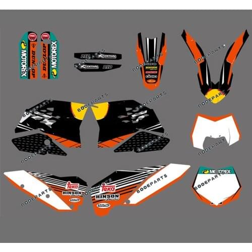 RB R B (BULL) Motorcycle Bike Ktm All Model 125-525 adhesivos exc Decal Sticker Graphics For KTM 125-524 All Models 2007 2008
