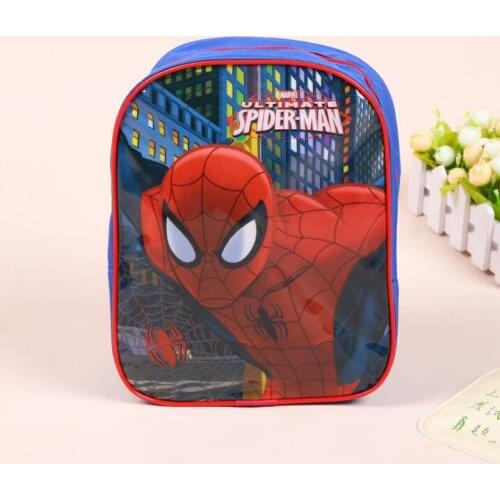 Disney Cute Cartoon Backpack Spiderman Kindergarten School Bag Kids Gifts bag