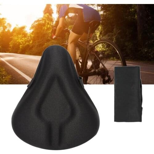 Bike Saddle Cover Mesh Fabric 1 Set Comfy Cycling Accessory Bicycle Seat Cover Lateral Support Straps Bike Saddle Cover for MTB