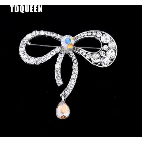 TDQUEEN Brooches Bow On Clothes