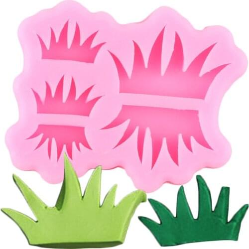 Grass Silicone Molds Fondant Candy Mould Cake Decorating Tools Chocolate Gumpaste Polymer Clay Moulds