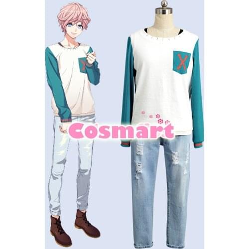 [STOCK] Game A3!Team Summer Figure Sakisaka Muku Daily Sweater +Black Underwear Cosplay Costume For Adult