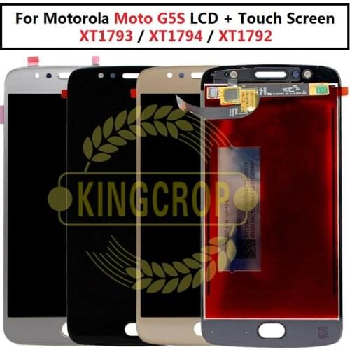 For Motorola Moto G5S LCD Display With Touch Digitizer Assembly for moto G5s XT1793 XT1794 XT1792 Free Shipping+tools