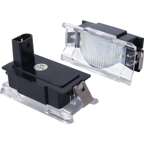 2PCS Car LED Number License Plate Light Lamp For BMW 5 Series E34 touring 1991 1992 1993 1994 1995 1996