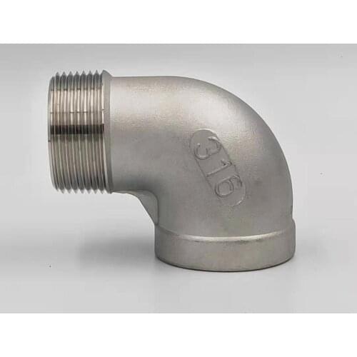 316 Stainless Steel 90 Degree Street Elbow, Female x Male NPT Thread, 1/4" 3/8" 1/2" 3/4" 1" 1-1/4" 1-1/2" 2"-Pipe Fitting