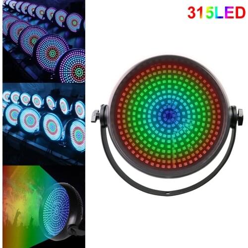 DMX-512 Full Color RGB LED Stage Light RDM Voice Control LED Strobe Lamp for Christmas Wedding Home KTV Disco DJ Party Lights